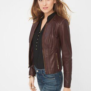 WHBM Leather Jacket